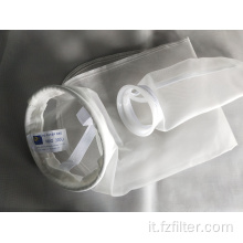 Sacchetti filtro monofilamento in poliestere senza silicio